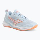 Handballschuhe Damen Mizuno Wave Stealth Elite blue finch/white