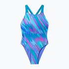 Kinder Badeanzug Speedo Allover Pwerbackback moonlight lavender/hyper teal