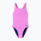 Damen-Einteiler Badeanzug Speedo Solid Leaderback orchid shine