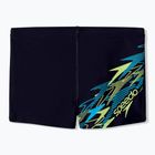  Jungen-Badeboxer Speedo Medley Logo Aquashort anthracite/citrus green