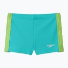 Herren-Badeboxershorts Speedo Colorblock Aquashort aqua breeze