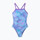 Kinder Badeanzug Speedo Print Thinstrap pace purple