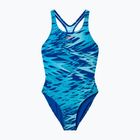 Kinder Badeanzug Speedo Hyperboom Print Medalist night watch/hyper teal