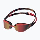 Schwimmbrille Speedo Fastskin Hyper Elite Mirror autumn red/smoke/crimson royal