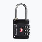 Samsonite Combilock 3Dial Tsa Light schwarzes Vorhängeschloss