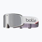 Bollé Nevada race weiß matt/schwarz chrom Skibrille