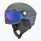 Skihelm Bollé V-Ryft Pure grey matte/photochromic blue
