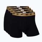 Men's CR7 Basic Trunk Boxershorts 4 Paar 2491 schwarz