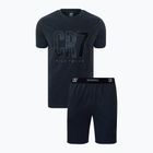 Herrenpyjama CR7 Pyjama-Shorts dark grey melange