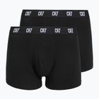 Herrenboxershorts CR7 Fashion Trunk 2 pack black