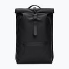 Cityrucksack Rains Rucksack Rolltop 13 + 4 l black