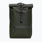 Cityrucksack Rains Rucksack Rolltop 13 + 4 l green