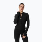 Damen-Trainingssweatshirt Cardio Bunny Zipper Blouse black