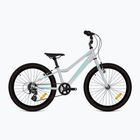 Kinderfahrrad KROSS Lea Mini 1.0 Silber/Türkis/Glanz
