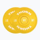 Gewichtszusatz THORN FIT Fractional 2 x 3 kg yellow/white