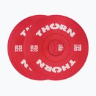Gewichtszusatz THORN FIT Fractional 2 x 5 kg red/white
