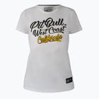 Damen-T-Shirt Pitbull West Coast Surf Dog white