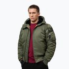 Herrenjacke Pitbull Sherpa Hooded Bomber olive