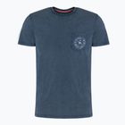 Herren-T-Shirt Pitbull West Coast T-Shirt Circle Dog dark navy