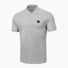Poloshirt für Männer Pitbull West Coast Polo Jersey Small Logo 210 GSM grey/melange