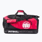 Trainingstasche für Männer Pitbull West Coast Big Logo TNT black/red