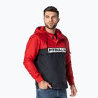 Pitbull West Coast Herrenjacke Loring Zweifarbig Känguru rot/dunkelmarine