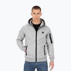 Hoodie Herren Pitbull Hermes Hooded Zip grey/melange