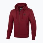 Sweatshirt für Männer Pitbull West Coast Everts Hooded Zip burgundy