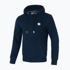 Herren Pitbull West Coast Small Logo Kapuzenpulli dunkel marineblau