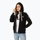 Damen Pitbull West Coast Zip Sherpa Ruffina 3 Kapuzensweatshirt schwarz