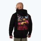 Herren Pitbull West Coast Drive Sweatshirt mit Kapuze schwarz