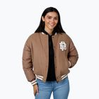 Jacke Damen Pitbull Buena Quilted Varsity brown