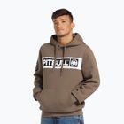 Herren Pitbull Sherwood Sweatshirt mit Kapuze braun