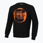 Herren Pitbull West Coast Crewneck Sweatshirt Orange Hund 24 schwarz