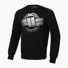 Herren Pitbull West Coast Crewneck Steel Logo X Sweatshirt schwarz