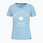 Shirt Damen Pitbull Heartie light blue