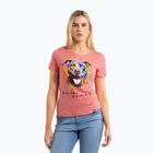 Shirt Damen Pitbull Watercolor coral