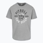 Herren Pitbull Shkull Logo-T-Shirt grau