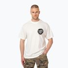 Pitbull Graffiti aus weißem Männer-T-Shirt