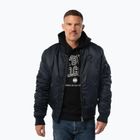 Herrenjacke Pitbull Hacket Washed Bomber dark navy