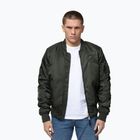 Herrenjacke Pitbull Hacket Washed Bomber dark green