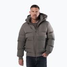 Herren-Winterjacke Pitbull Patton Quilted Hooded taupe