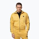 Herren Sweatshirt Pitbull Trackjacket Tape Logo Terry Group pale yellow