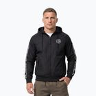 Herrenjacke Pitbull Athletic Tape Nylon Hooded black