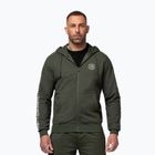 Herrenpullover Pitbull Tape Parker Hooded Zip old green