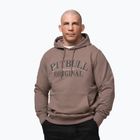 Herrenpullover Pitbull Midnight Sweatshirt Hooded brown savana