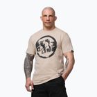 Herren-Shirt Pitbull Palms ultra light sand logo