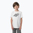 Kinder-T-Shirt 4F HJZ22-JTSM002 weiß
