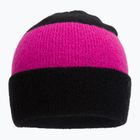 Damen Wintermütze 4F schwarz-rosa H4Z22-CAD011