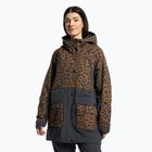 Damen Snowboardjacke 4F braun H4Z22-KUDS002